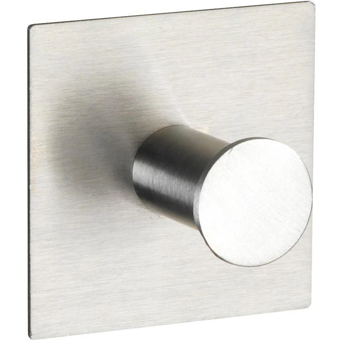 Wenko Klebehaken Wandhaken Accadia Matt, 22938100, Bis 1kg, Edelstahl, Silber 1 Wenko Klebehaken Wandhaken Accadia Matt, 22938100, Bis 1kg, Edelstahl, Silber