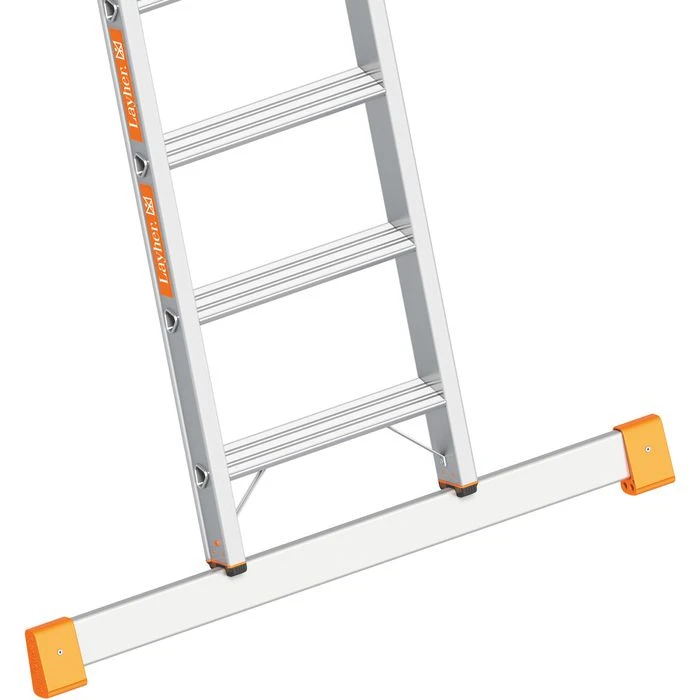 Layher Gelenkleiter Topic 1057, Mit Plattform, Aus Aluminium, Universalleiter, 4 X 3 Sprossen 8 Layher Gelenkleiter Topic 1057, Mit Plattform, Aus Aluminium, Universalleiter, 4 X 3 Sprossen – Bild 8