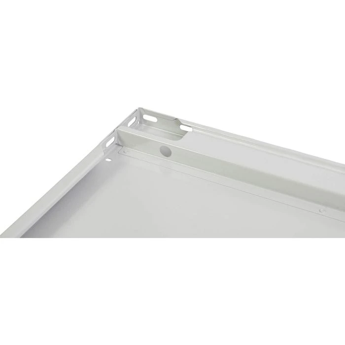 Schulte Fachboden 30133-B-AL, Für Schwerlastregal, Stecksystem, 100 X 30cm BxT, Lichtgrau 3 Schulte Fachboden 30133-B-AL, Für Schwerlastregal, Stecksystem, 100 X 30cm BxT, Lichtgrau – Bild 3