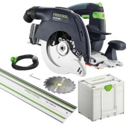 Festool Handkreissäge HK 55 EBQ-Plus-FS, 576126, 1200 W, Mit FS1400 & Koffer, Schnittleistung 55mm