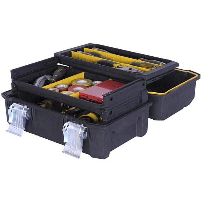 Stanley Werkzeugkoffer FatMax Cantilever 18, FMST1-71219, Leer, Aus Kunststoff 2 Stanley Werkzeugkoffer FatMax Cantilever 18, FMST1-71219, Leer, Aus Kunststoff – Bild 2