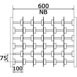 GURA Röllchenbahn Serie 21100, Breite 600mm, Teilung 75mm, Stahlröllchen, Gerade, Länge 2m -Makita Shop 85b0b92f76bb6b815c03a1daf2986555132f8e4b roellchenbahn gura serie 21100 breite 600mm