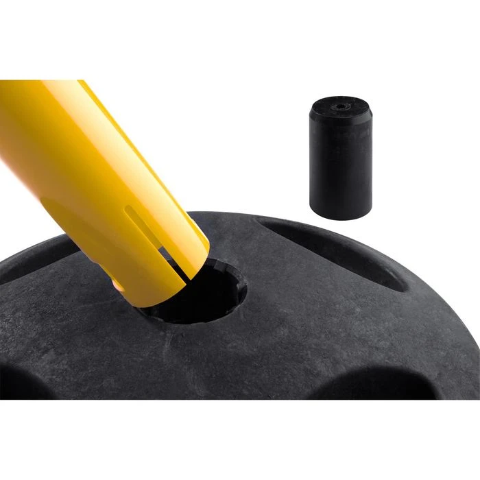 RS-GUIDESYSTEMS Absperrpfosten GLA 25, Gelb, Aus Kunststoff, Mit Schwarz-gelbem Band, 2 Stück 8 RS-GUIDESYSTEMS Absperrpfosten GLA 25, Gelb, Aus Kunststoff, Mit Schwarz-gelbem Band, 2 Stück – Bild 8