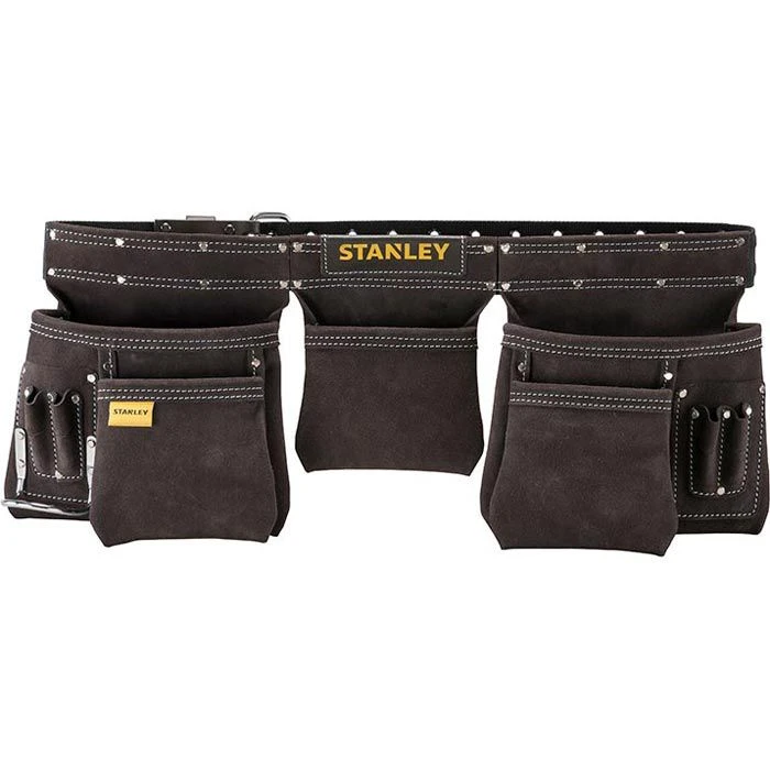Stanley Werkzeug-Gürteltasche STST1-80113, Werkzeugschürze, Aus Hochwertigem Büffelleder 2 Stanley Werkzeug-Gürteltasche STST1-80113, Werkzeugschürze, Aus Hochwertigem Büffelleder – Bild 2
