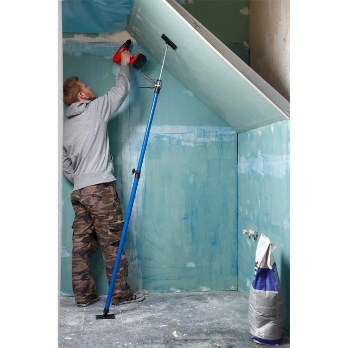 KWB Deckenstütze 980712, Länge 115-290cm, Bis 30kg, Schwenkbare Kontaktflächen, Pumpgriff 2 KWB Deckenstütze 980712, Länge 115-290cm, Bis 30kg, Schwenkbare Kontaktflächen, Pumpgriff – Bild 2