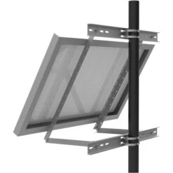 EnjoySolar Befestigungsset Für 1 Solarpanel, Für Masten Und Wand, Neigungswinkel 30-60°