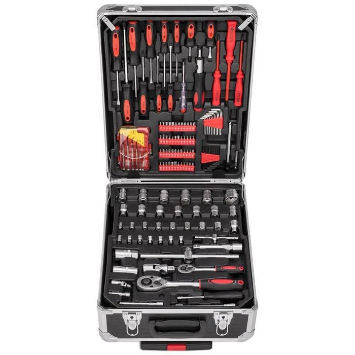 Tresko Werkzeugkoffer WZKF13, 949-teilig, Im Aluminium Klapptrolley 3 Tresko Werkzeugkoffer WZKF13, 949-teilig, Im Aluminium Klapptrolley – Bild 3