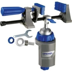 Dremel Schraubstock MULTI-VISE, 2500, Drehbar, 35mm Backenbreite, Tischklemme, Spannweite 190mm