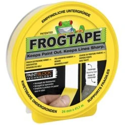 FrogTape Kreppband 631-34, Delicate, Außen, Für Empfindliche Oberflächen, 24mm X 41m