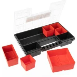 Prosperplast Sortimentskasten NORP12, Kunststoff, 287 X 50 X 186mm, 8 Fächer