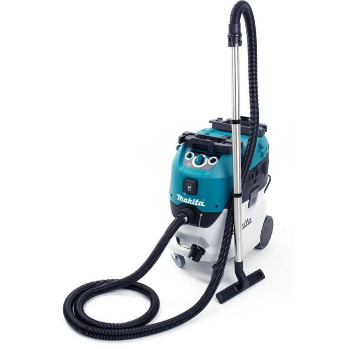 Makita Nass-Trockensauger VC4210M, Türkis, 42 Liter, 1200 Watt, Staubklasse M 2 Makita Nass-Trockensauger VC4210M, Türkis, 42 Liter, 1200 Watt, Staubklasse M – Bild 2