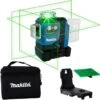 Makita Kreuzlinienlaser SK700GD Multilinienlaser, Selbstnivellierend, Grüner 360 Grad Laser