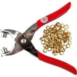 Kraftmann Ösenzange 75830 BGS, Für Ösen Mit Ø 4,5mm, Inkl. 100 Ösen