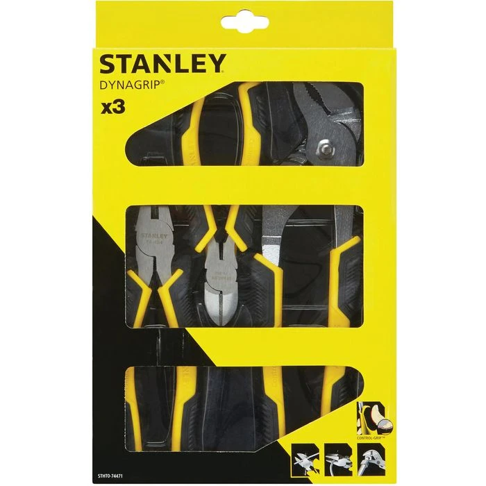 Stanley Zangenset Control-Grip, STHT0-74471, 3 Zangen 3 Stanley Zangenset Control-Grip, STHT0-74471, 3 Zangen – Bild 3