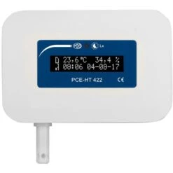 PCE Datenlogger HT 422 LAN, PoE, Temperatur, Feuchte, CO2, Lichtstärke, TVOC