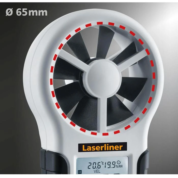 Laserliner Anemometer AirflowTest-Master Flügelrad, Bis 30 M/s, USB, Mit Thermo-Hygrometer 2 Laserliner Anemometer AirflowTest-Master Flügelrad, Bis 30 M/s, USB, Mit Thermo-Hygrometer – Bild 2