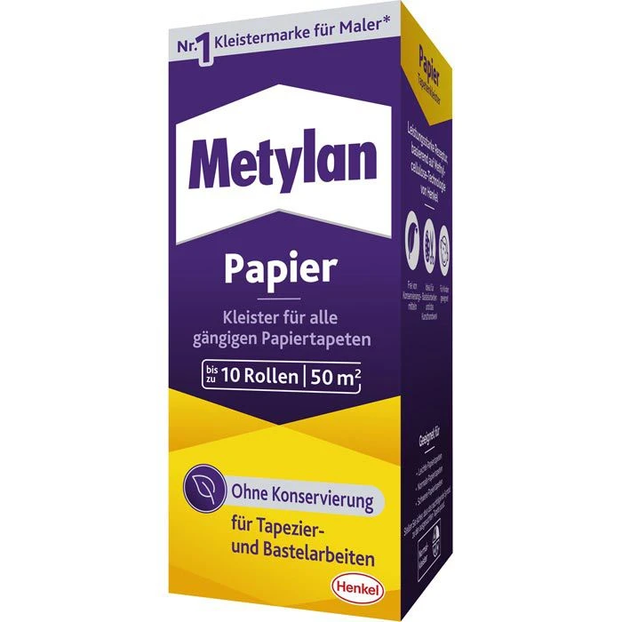 Metylan Kleister MPP40, Papier Tapetenkleister, Für Papiertapete Und Pappmaché, 125g 1 Metylan Kleister MPP40, Papier Tapetenkleister, Für Papiertapete Und Pappmaché, 125g