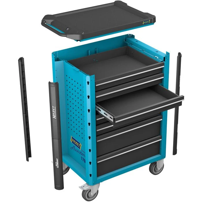Hazet Werkzeugwagen Assistent 179NT-8-RAL7016/2, 264-teilig, Anthrazit, 8 Schubladen, Mit Werkzeug 4 Hazet Werkzeugwagen Assistent 179NT-8-RAL7016/2, 264-teilig, Anthrazit, 8 Schubladen, Mit Werkzeug – Bild 4