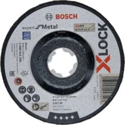Bosch Schruppscheibe Expert For Metal, 2608619259, Ø125mm, Gekröpft, X-Lock Für Metall
