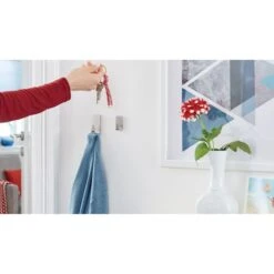 Tesa Klebehaken 57066 Powerstrips Small Eckig, Bis 1kg, Edelstahl, Silber, 2 Stück -Makita Shop b3420c51f2d46958f04540c3570ab9fac364a677 klebehaken tesa 57066 powerstrips small eckig