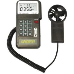 PCE Anemometer 007 Flügelradsonde, Bis 45 M/s, Thermometer, RS232, Datenlogger