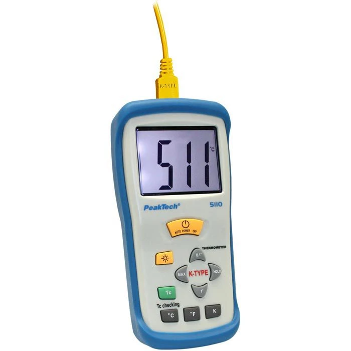 PeakTech Thermometer 5110 Handgerät, Digital, Mit Typ-K Messfühler 3 PeakTech Thermometer 5110 Handgerät, Digital, Mit Typ-K Messfühler – Bild 3
