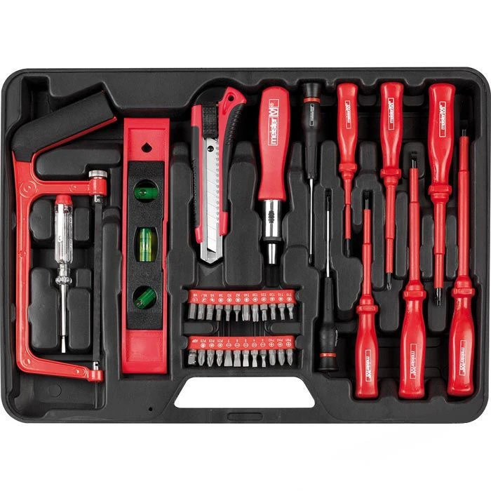 Meister Werkzeugkoffer 8973630, 60-teilig, Im Kunststoffkoffer 3 Meister Werkzeugkoffer 8973630, 60-teilig, Im Kunststoffkoffer – Bild 3