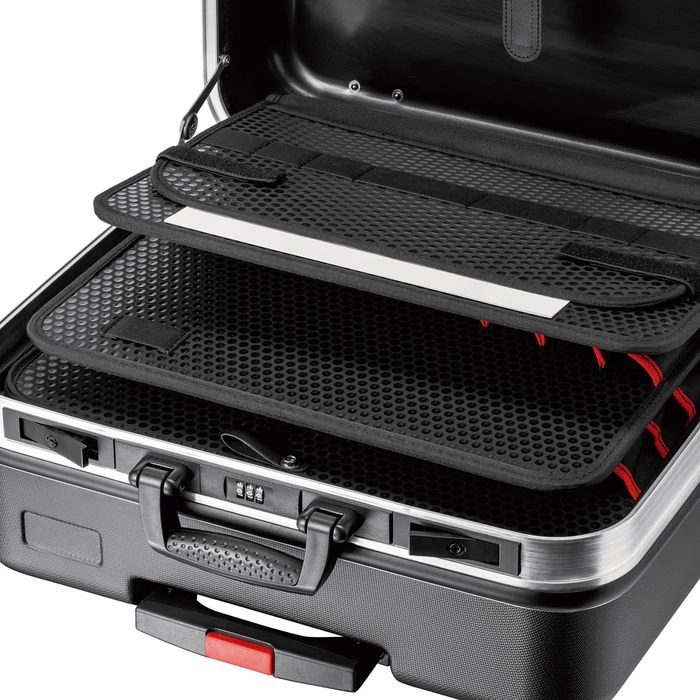 Knipex Werkzeugkoffer 00 21 06 LE, BIG Basic Move, Leer, Kunststoff Klappkoffer, Abschließbar 3 Knipex Werkzeugkoffer 00 21 06 LE, BIG Basic Move, Leer, Kunststoff Klappkoffer, Abschließbar – Bild 3