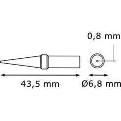 Weller Lötspitze 4ETOL-1, Bleistiftform, Konisch, Gerade, Ø 0,8mm 5 Weller Lötspitze 4ETOL-1, Bleistiftform, Konisch, Gerade, Ø 0,8mm -Makita Shop c0c4b8ed27188e12b9f43ef7ac83096f17bd440a loetspitze weller 4etol 1
