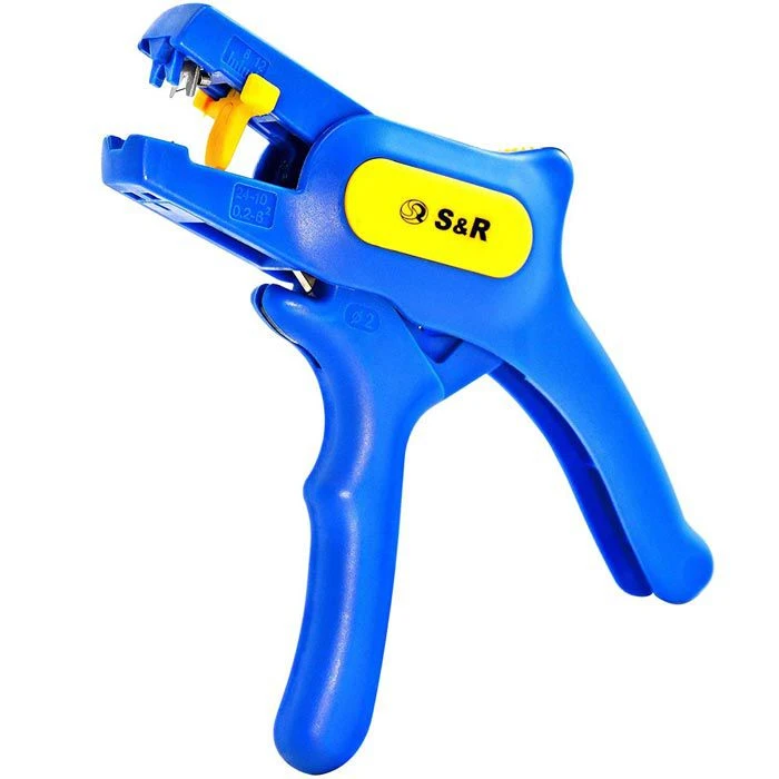 S&R Abisolierzange Rapid, 580141024, 0,2 - 6 Mm², Länge 190mm, Selbsteinstellend 1 S&R Abisolierzange Rapid, 580141024, 0,2 - 6 Mm², Länge 190mm, Selbsteinstellend