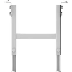 GURA Doppelständer Serie 22920, Breite 300mm, Für Rollenbahn, Verzinkt, Höhe 340 - 425mm