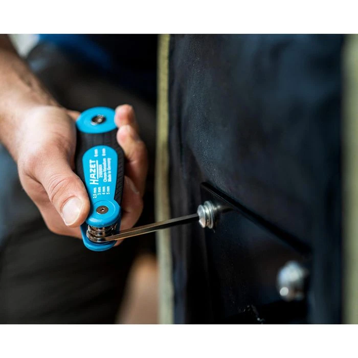 Hazet Sechskantschlüssel 2100/6KH, Set, 6-teilig, 2,5-8mm, Winkelschraubendreher 3 Hazet Sechskantschlüssel 2100/6KH, Set, 6-teilig, 2,5-8mm, Winkelschraubendreher – Bild 3