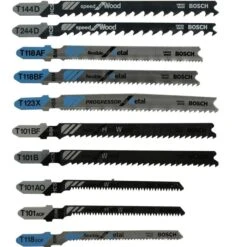 Bosch Stichsägeblätter Wood And Metal, Für Holz Und Metall, 10 Stück