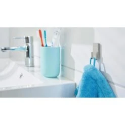 Tesa Klebehaken 57066 Powerstrips Small Eckig, Bis 1kg, Edelstahl, Silber, 2 Stück -Makita Shop d0624b53b645c835c4761ac21c7fc8dfb6058159 klebehaken tesa 57066 powerstrips small eckig