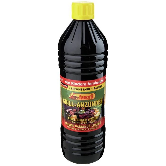 Favorit Grillanzünder 1260 Auf Paraffinbasis, Flüssig, Geruchsneutral, Brennstark, 1 Liter 1 Favorit Grillanzünder 1260 Auf Paraffinbasis, Flüssig, Geruchsneutral, Brennstark, 1 Liter