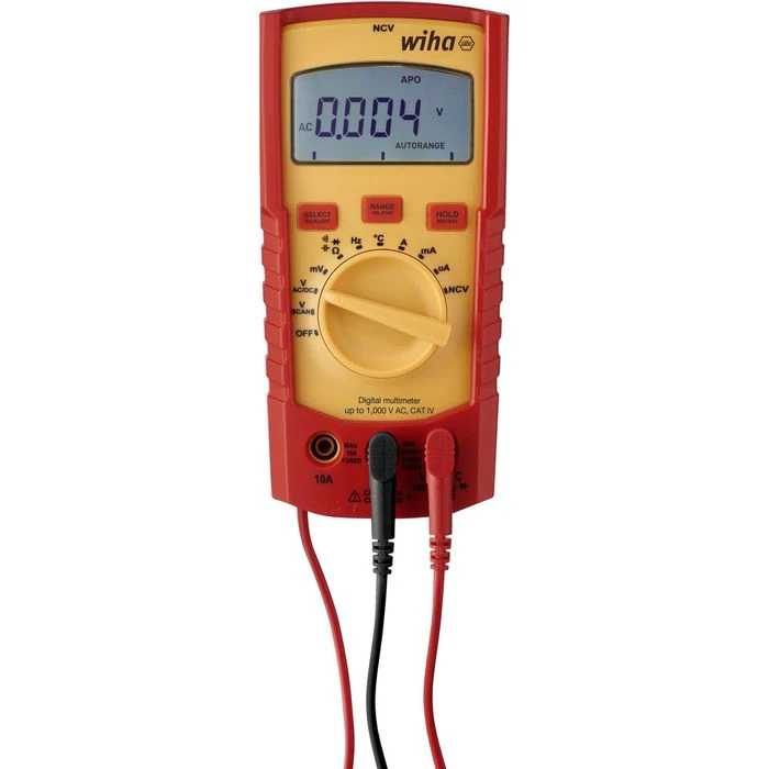 Wiha Multimeter SB25542 True RMS Digital, 1000 V, 10 A, CAT IV, NCV, Temperatur 1 Wiha Multimeter SB25542 True RMS Digital, 1000 V, 10 A, CAT IV, NCV, Temperatur