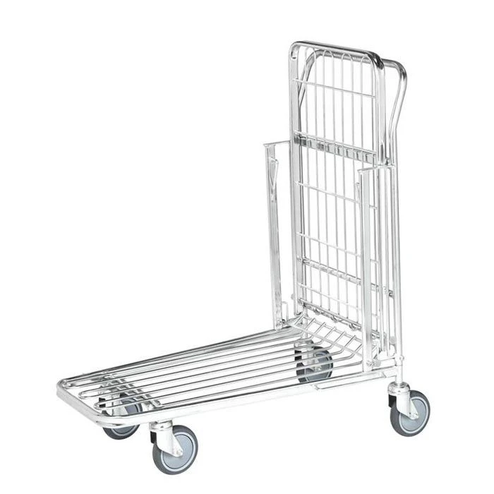 Kongamek CC-Wagen KM4202-EB, Mit Schiebebügel, 2 Etagen, Tragkraft 300kg, 860 X 530mm, Verzinkt 2 Kongamek CC-Wagen KM4202-EB, Mit Schiebebügel, 2 Etagen, Tragkraft 300kg, 860 X 530mm, Verzinkt – Bild 2