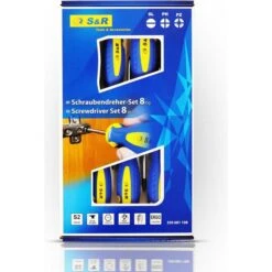 S&R Schraubendreher 250681108, Set, Schlitz, Kreuzschlitz, 8-teilig 7 S&R Schraubendreher 250681108, Set, Schlitz, Kreuzschlitz, 8-teilig -Makita Shop d7ec9dfeb764c10be92943c6e485d5e0f1695e4c schraubendreher sundr 250681108 set