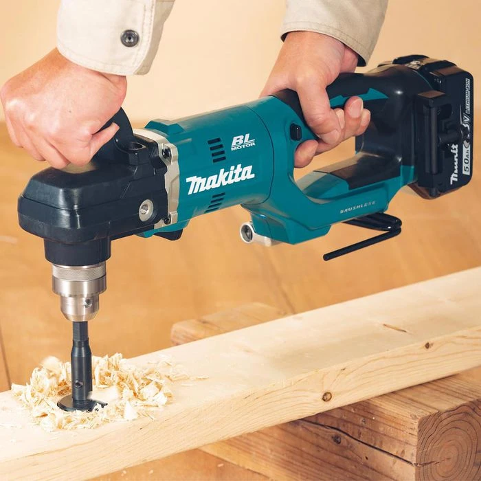 Makita Winkelbohrmaschine DDA450ZK, Akku, 18V, Mit Seitengriff 2 Makita Winkelbohrmaschine DDA450ZK, Akku, 18V, Mit Seitengriff – Bild 2
