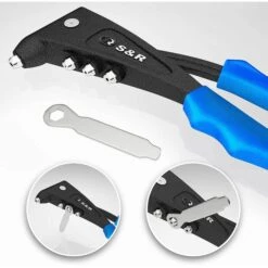 S&R Blindnietzange 284302902, Set, Für 2,4 Bis 5,0 Mm Blindnieten-Ø, Mit 60 Nieten -Makita Shop da512d141e55e28b10324098ca27b11ae0c9788e blindnietzange sundr 284302902 set