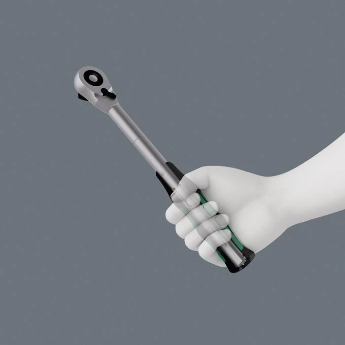 Wera Steckschlüssel 8006 SC 1 Zyklop Hybrid-Knarre, 10-19mm Schlüsselweite - 37mm Länge, 1/2 Zoll 4 Wera Steckschlüssel 8006 SC 1 Zyklop Hybrid-Knarre, 10-19mm Schlüsselweite - 37mm Länge, 1/2 Zoll – Bild 4