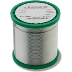 CIMCO Lötzinn 150164, Mit Flussmittel, Ø 1,5mm, Sn99,3 Cu0,7, Bleifrei, 250g