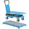 HanseLifter Hubtisch SPSR300 + Rollenbahn, Fahrbar, 1010 X 520mm, Hubhöhe 1585mm, Tragkraft 300kg