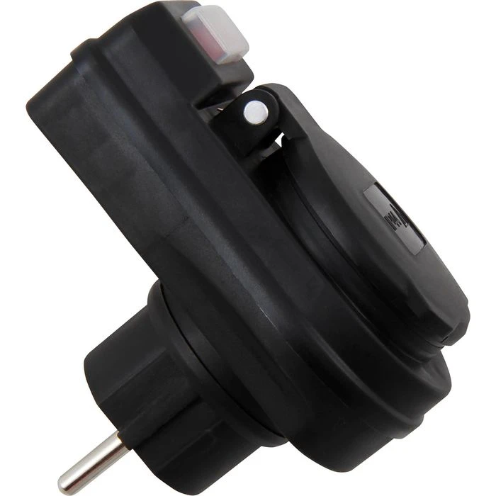 McPower Steckdosenadapter IP44, 1-fach Schutzkontakt, Für Außen, Mit Schalter 2 McPower Steckdosenadapter IP44, 1-fach Schutzkontakt, Für Außen, Mit Schalter – Bild 2