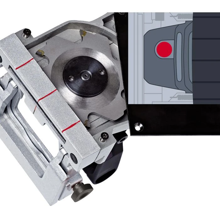 Einhell Flachdübelfräse TC-BJ 900 Nutfräse, 860 W, 0 - 14mm Frästiefe 5 Einhell Flachdübelfräse TC-BJ 900 Nutfräse, 860 W, 0 - 14mm Frästiefe – Bild 5