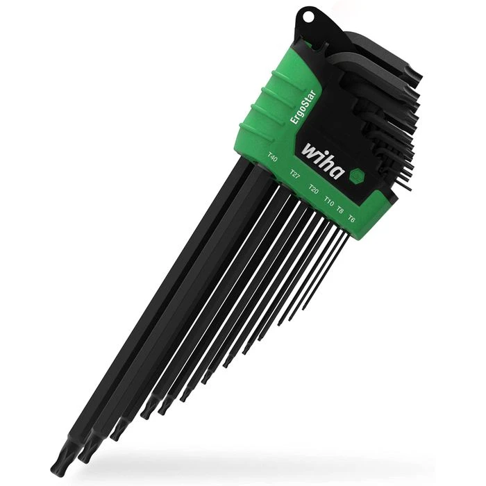 Wiha Torx-Winkelschlüssel SB366BEHZ1301 ErgoStar, 14-teilig, Mit Kugelkopf, TX5 - TX45 1 Wiha Torx-Winkelschlüssel SB366BEHZ1301 ErgoStar, 14-teilig, Mit Kugelkopf, TX5 - TX45
