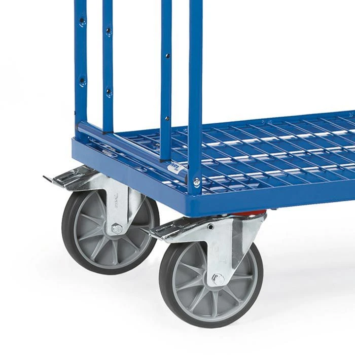 Fetra Etagenwagen 4496, Mit Verstellbaren Böden, 4 Etagen, 1650 X 610 Mm, Tragkraft 500kg 3 Fetra Etagenwagen 4496, Mit Verstellbaren Böden, 4 Etagen, 1650 X 610 Mm, Tragkraft 500kg – Bild 3