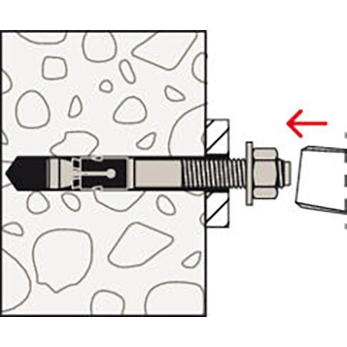 Fischer Schwerlastdübel FBN II 8/10 R, Edelstahl, M8 X 70mm, 50 Stück 6 Fischer Schwerlastdübel FBN II 8/10 R, Edelstahl, M8 X 70mm, 50 Stück – Bild 6
