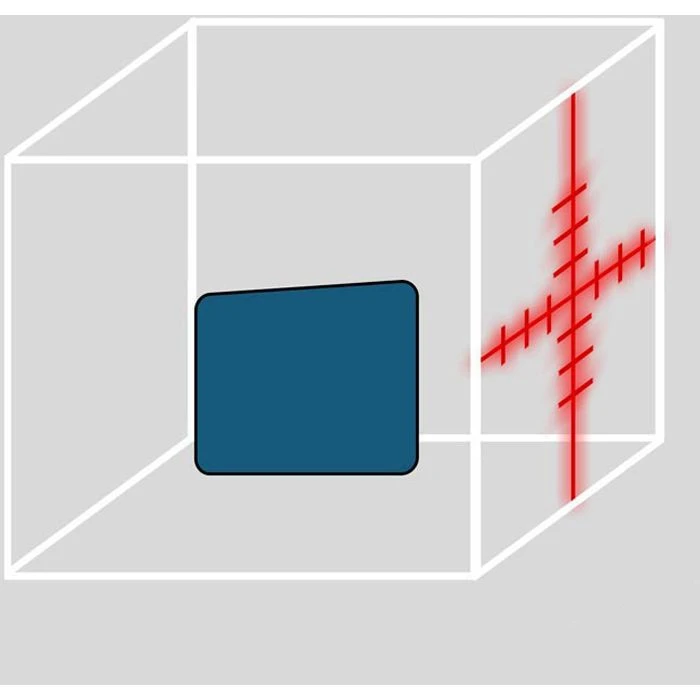 Bosch Kreuzlinienlaser Quigo +, Selbstnivellierend, Roter Laser, Mit Stativ & Skalamarkierung 2 Bosch Kreuzlinienlaser Quigo +, Selbstnivellierend, Roter Laser, Mit Stativ & Skalamarkierung – Bild 2