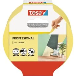 Tesa Kreppband 56299, Professional, Außen, 30mm X 50m